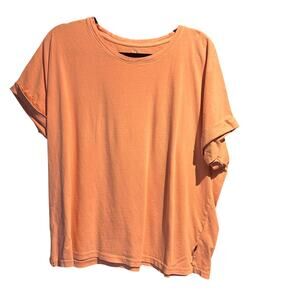 Gap Size XL 100% Cotton Pink T-Shirt Natural Fiber Cuff Sleeve Super Soft Casual